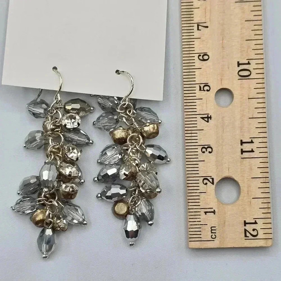 Silver Bead Long Layer Dangle Hook Boho Retro Earrings Fashion Jewelry E69 - Picture 2 of 2